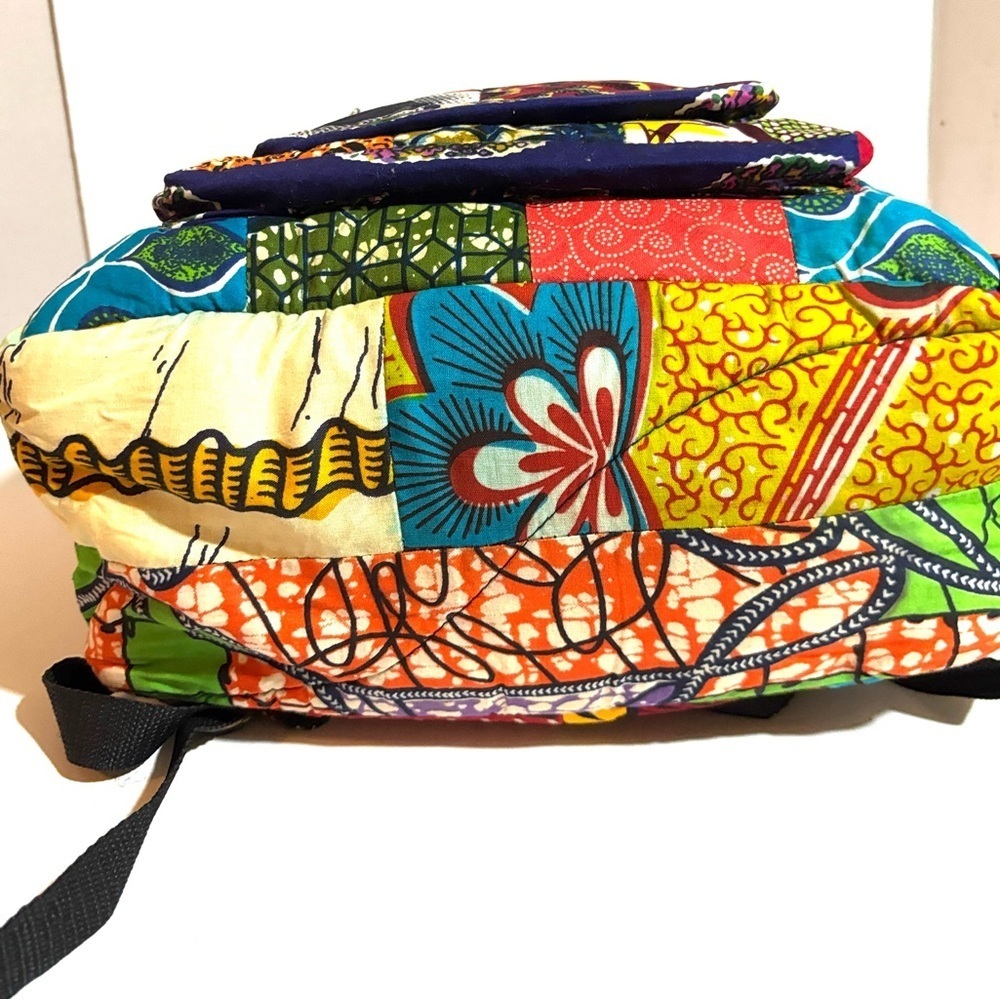 Colorful Patchwork Backpack - image 2